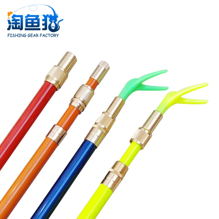 

New Style Athletic Carbon Holder Fishing jia gan Battery Fishing Rod with Claw Head Carbon Rack Accessories