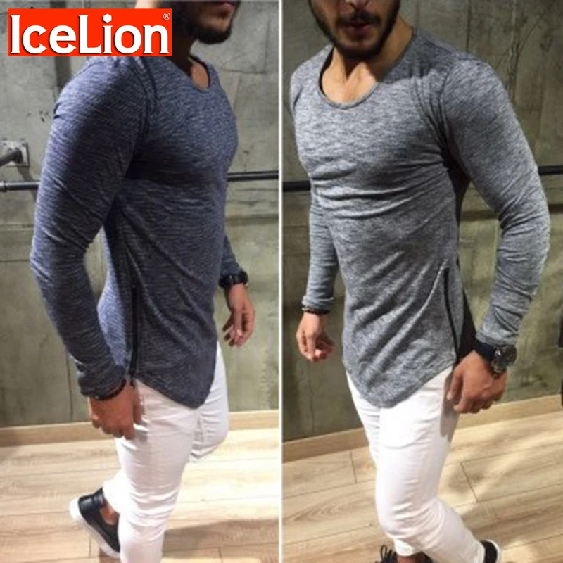 Long round neck t shirt Clearance