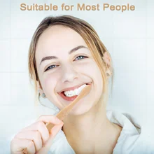 Бамбуковая зубная щетка с плотной зубной щетиной es щетина ручная зубная щетка es набор для взрослых уход за полостью рта зубная щетка