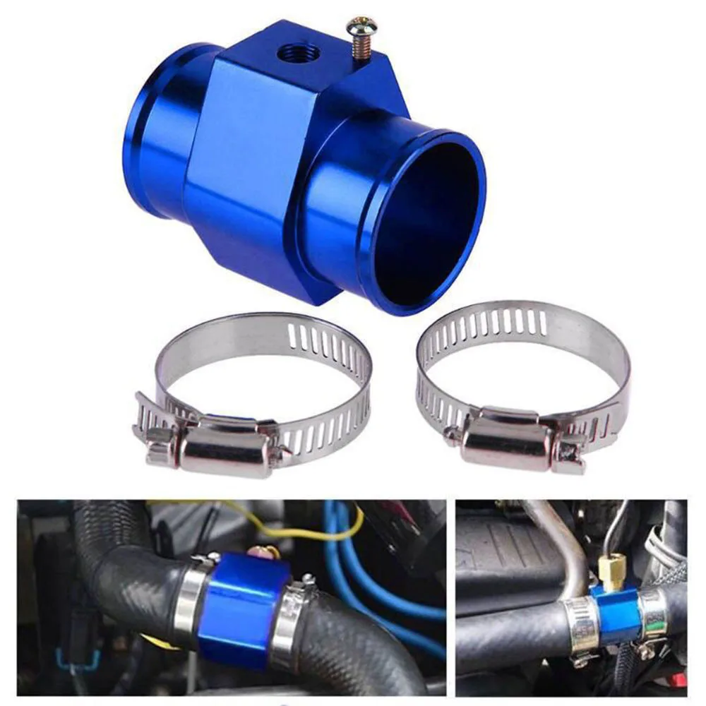 

30-40MM Vehicle Car Water Temp Temperature Sensor Gauge Joint Pipe Sensor Radiator Hose Adapter Blue Water Temperature Sensor
