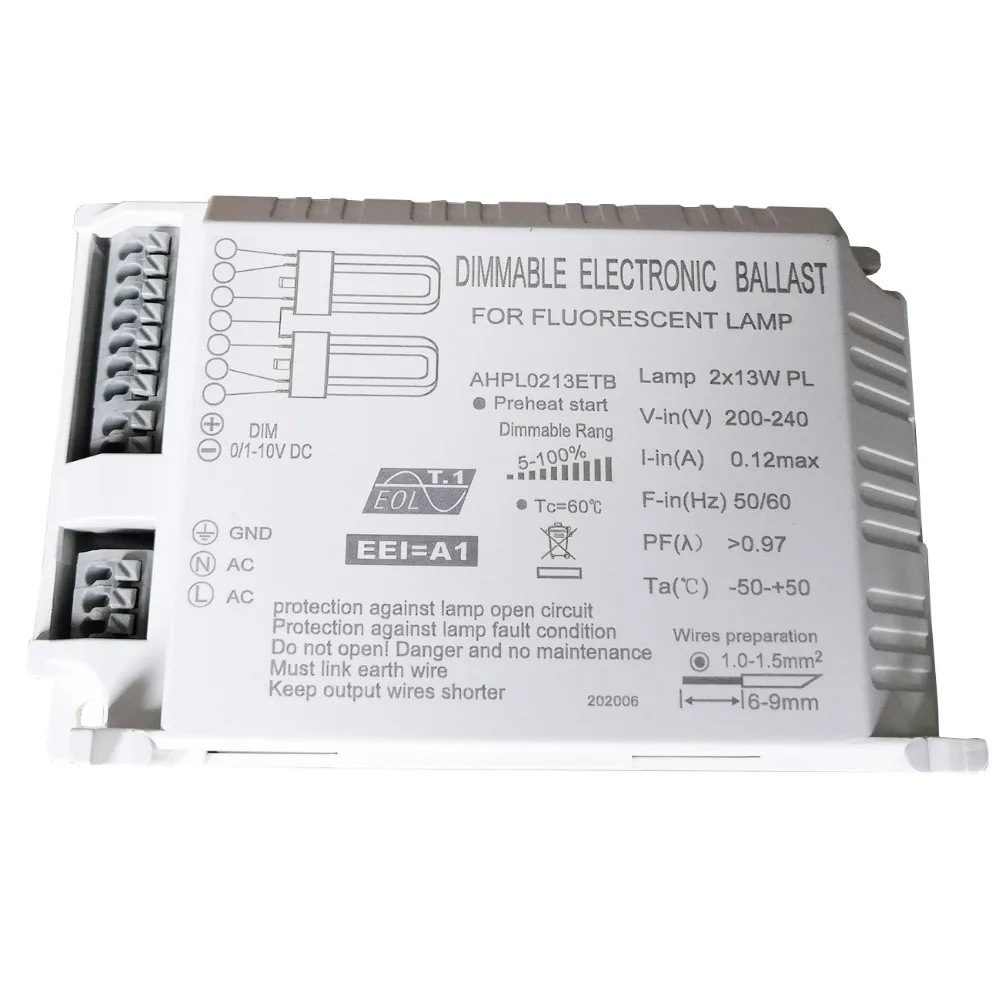AHPL0213ETB Dimmable electronic Ballast 1