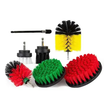 

6pcs Drill Brush Attachments Set Scrub Pads power tools for bathroom cleaner