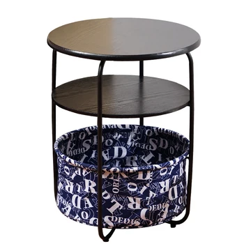 

Small coffee table simple mini creative small apartment side table living room sofa bedroom bedside small round table