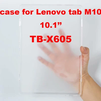 M10 TB-X605TPU Мягкий TPU чехол для lenovo Tab M7 M8 чехол силиконовый планшет прозрачный защитный чехол для задней крышки для lenovo Tab M7 Tb-7305x Tb-7305i Tb-7305f - Цвет: M10 TB-X605TPU