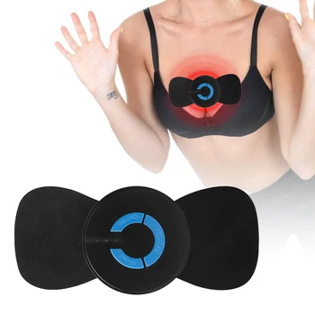 

Rechargeable EMS Breast Enhancer Electric Pulse Chest Massager Frequency Vibration Bra Booster Growth Stimulator Stickers