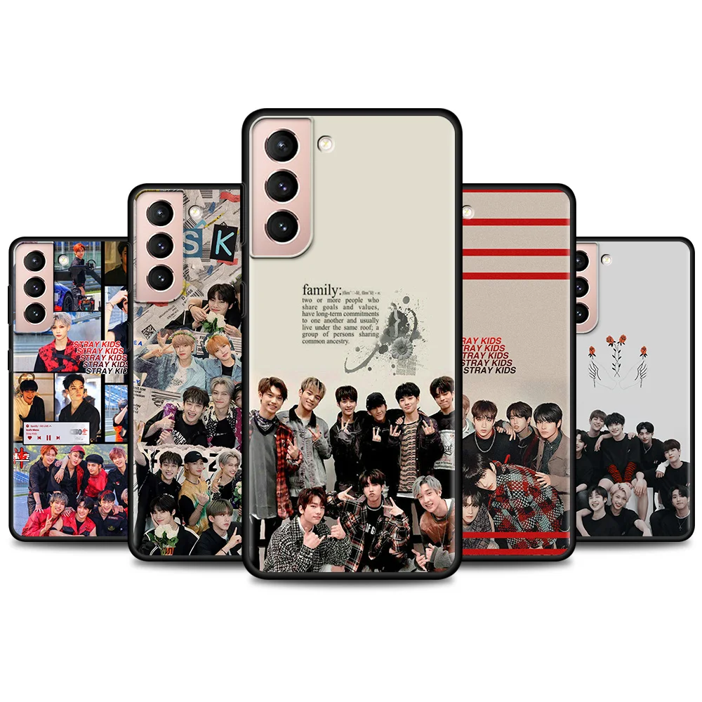 Чехол для телефона stray kids Samsung Galaxy S20 S21 FE Ultra S10 S9 S8 Plus S10Lite S7 Edge силиконовые чехлы |