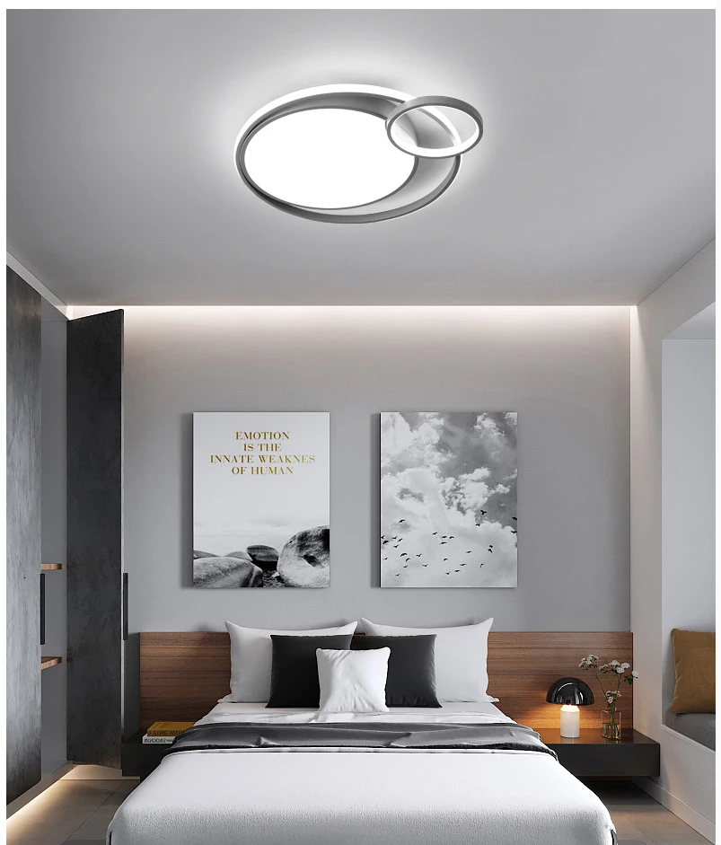 Современные светодиодные потолочные лампы для детей Детская Спальня Мультфильм Круглый Круг поверхностного монтажа Потолочный светильник для дома