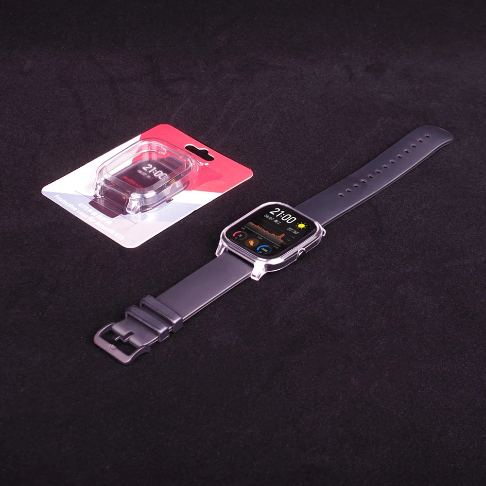 Amazfit GTS 케이스 보호대 보호 범퍼 풀 커버 Huami Amazfit BIP/1S 액세서리 용 TPU 보호 쉘