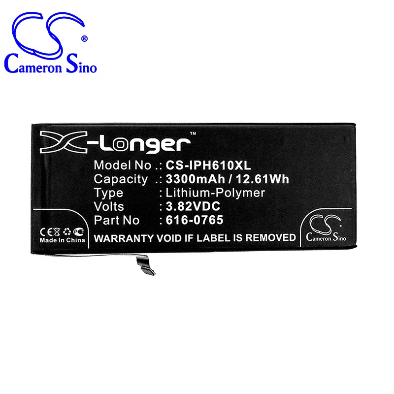 CameronSino для iPhone 6 Plus 5 A1522 A1524 A1593 616-0765 616-0770 616-0772 DAK90151 PP11AT115-1 аккумулятор | Мобильные