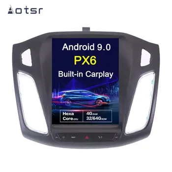

Android 9.0 Tesla style 10.4″ Vertical screen Car GPS Navigation For Ford Focus 2012-2018 Head Unit Multimedia radio Player