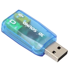 Прямая аудио адаптер 3D звуковая карта 5,1 USB до 3,5 мм разъем Jack для микрофона и наушников стерео гарнитура звуковые карты 9910