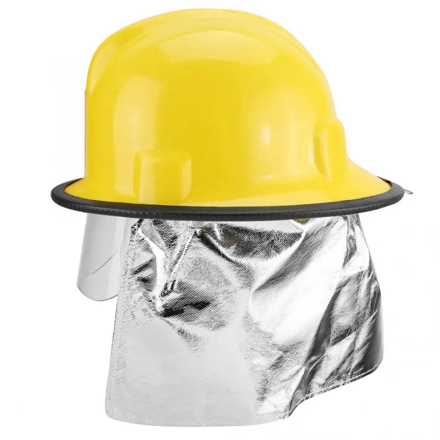 Пожарный защитный шлем с алюминиевой фольгой для предотвращения огнестойкого пикапа желтого цвета