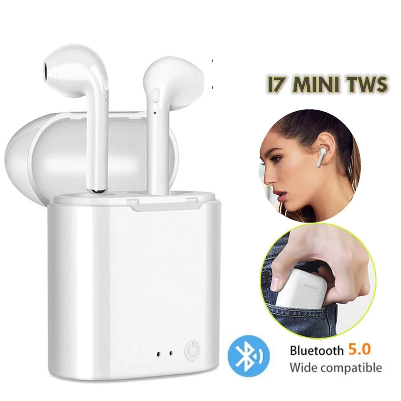 Новинка i7 Mini TWS Bluetooth 5 0 наушники для телефона настоящие стерео беспроводные с