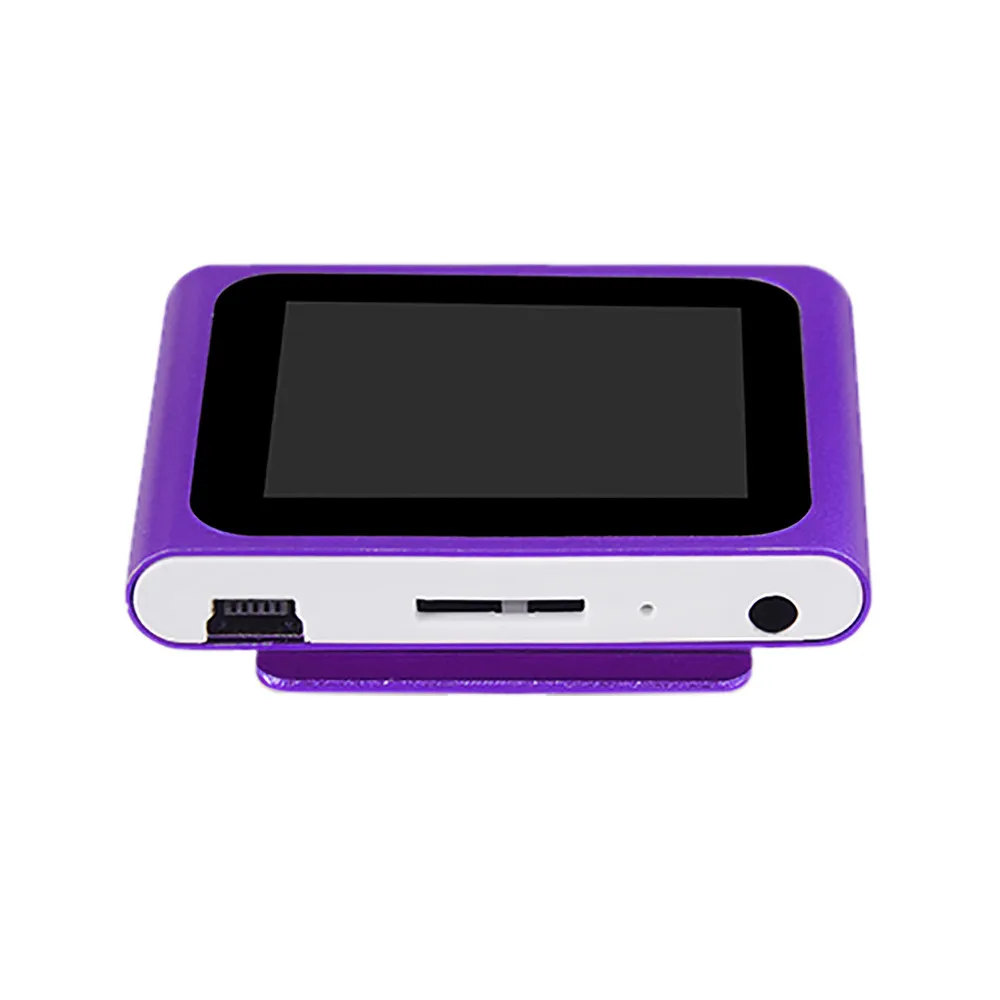 LCD Screen 6th Clip Mp4 Player FM Radio Video Games Movie Support Micro SD TF Walkman Music Player high quality F816