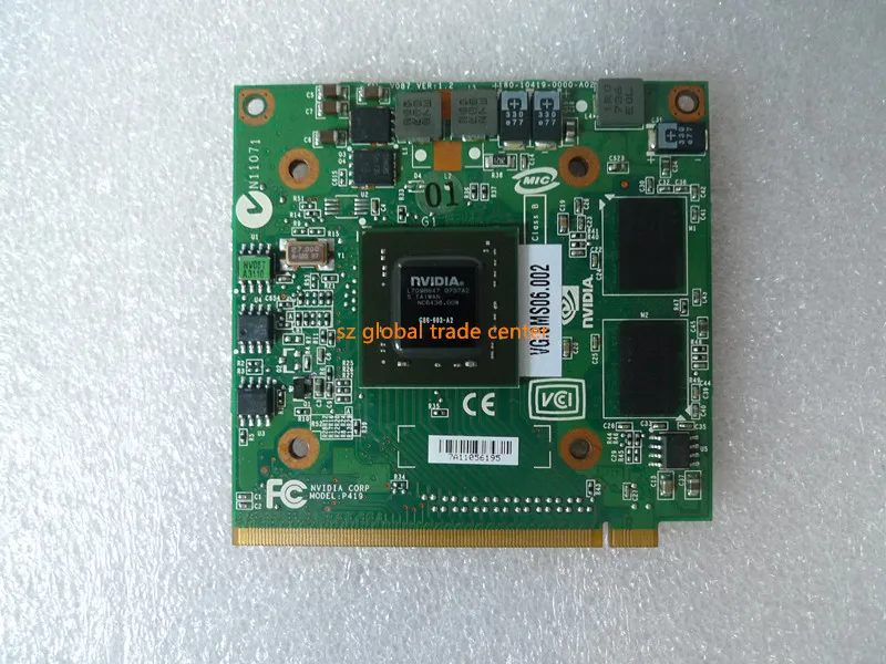 Для nVidia Fo GeForce 8400M G MXM IDDR2 128 Мб видеокарта для ноутбука Acer Aspire 5920G 5520 5520G 4520 7520G 7520 7720 |