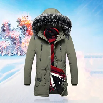 

Men's Autumn Winter Casual Solid Jacket Long Sleeved Coat Windbreaker Hoodie Field Jacket Outwear casaco masculino Y10.31