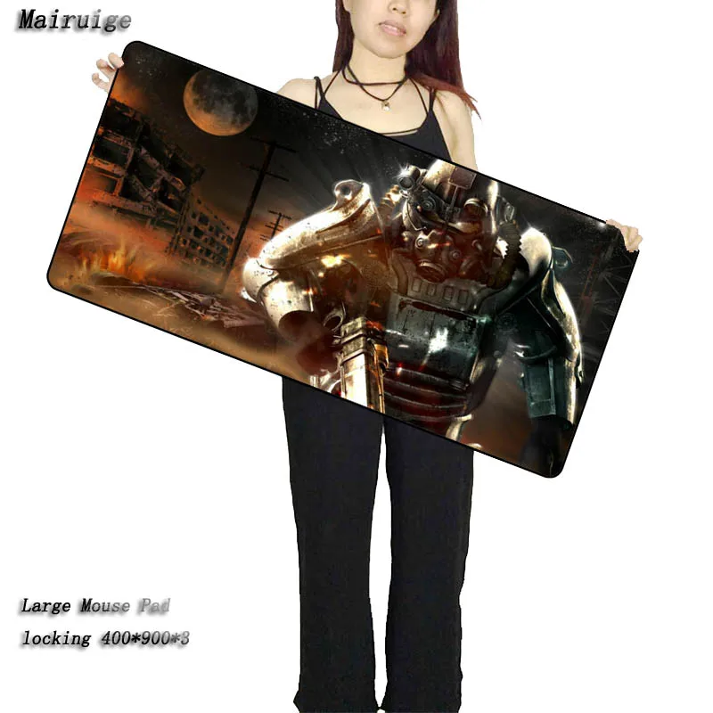  Fallout 4 Gaming Mouse Pad Locking Edge Large Mouse Mat PC Computer Laptop Gift Mouse pad for Anime