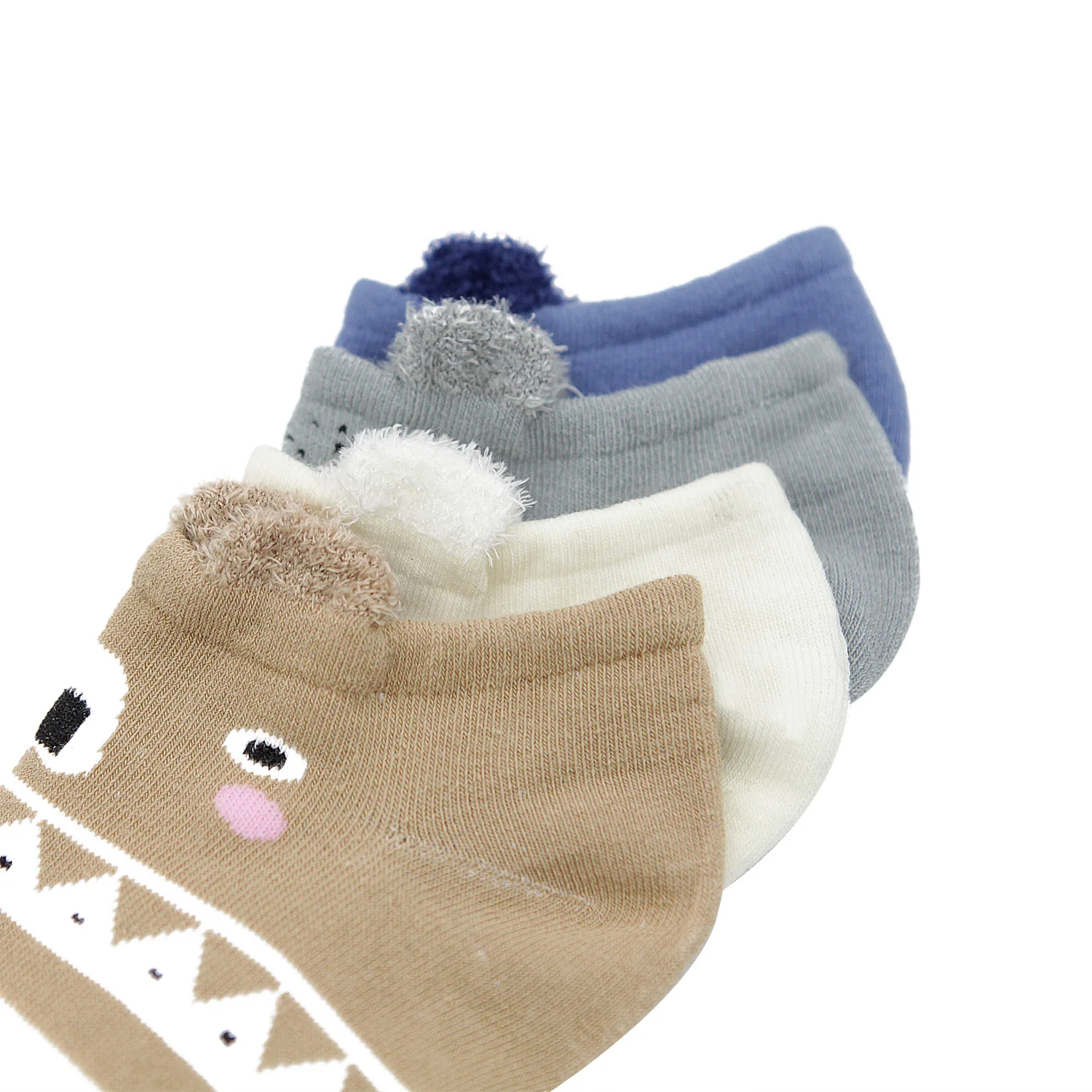 1 шт. в японском стиле, мягкие, теплые, милые, 3D носки с мультяшным животным котом Женские Короткие хлопковые носки, рождественские подарки для женщин