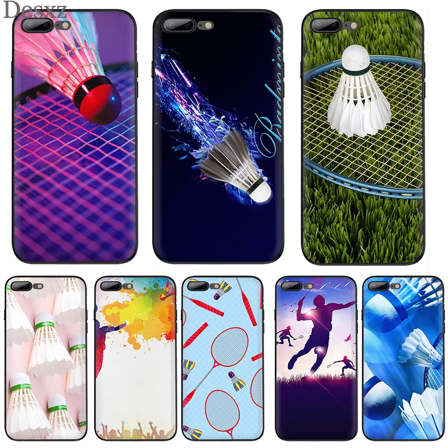 

Mobile Phone Case for iPhone 6 6s 7 8 Plus iPhone 11 Pro X XR XS Max 5 5S SE Cover Badminton Ball