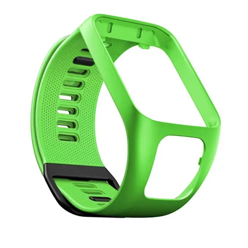 Силиконовый ремешок на запястье для TomTom Adventurer Golfer Runner Spark для TomTom Adventurer/Golfer 2/Runner 2 3 - Цвет ремешка: Green
