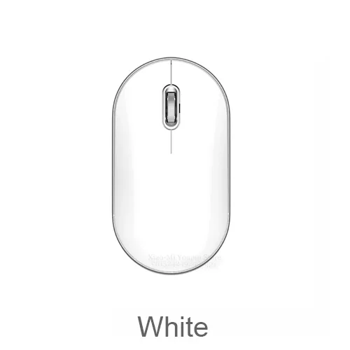 White Xiaomi MIIIW беспроводная мышь, бесшумная компьютерная мышь, Двухрежимная воздушная Bluetooth/2,4 ГГц, беспроводная Бесшумная мышь, эргономичные Мыши для ПК и ноутбука - Цвет: White