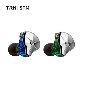 

TRN STM 1DD 1BA Hybrid In Ear Earphone HIFI DJ Monitor Running Sport Earphone Earplug Hybrid Replaceable Filter Headset