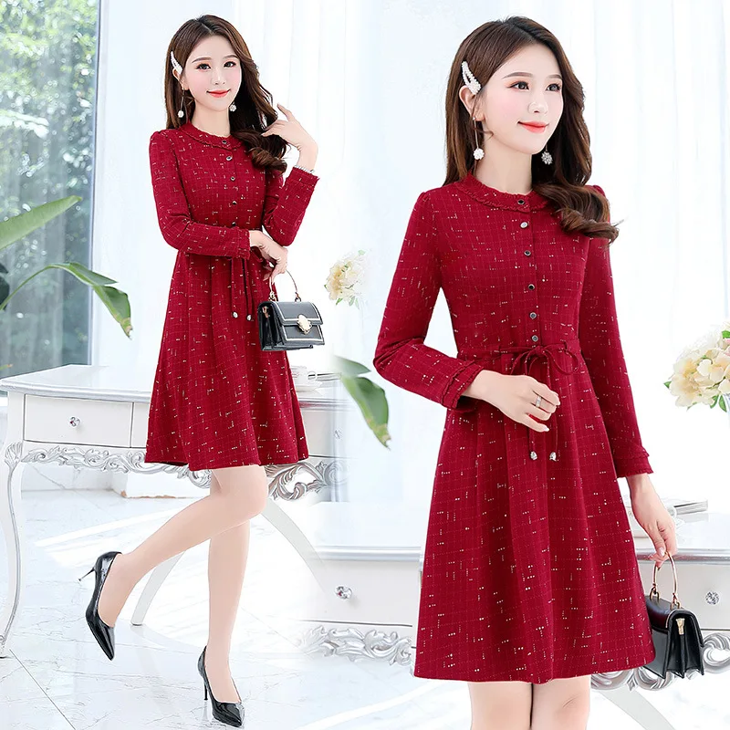 

Early Autumn Dress Women's 2019 New Style Lady High-End Western Style Short-height Early Autumn Cover Belly Popular Skirt