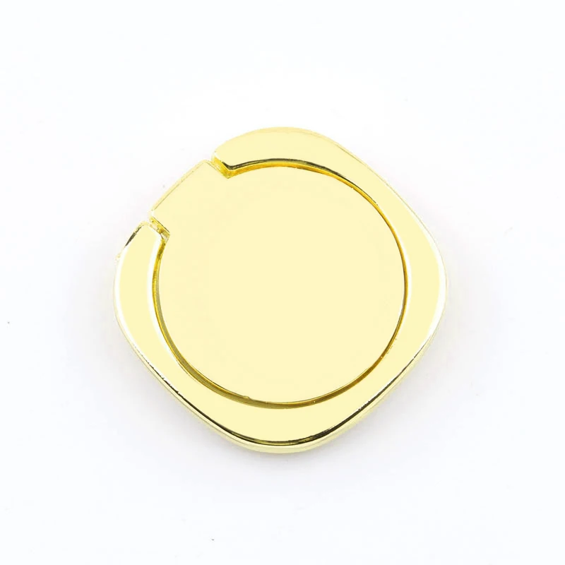 Роскошное металлическое кольцо-подставка для мобильного телефона, магнитный автомобильный кронштейн, разъем 360, держатель для мобильного телефона, поддержка мобильного телефона - Цвет: mirror s gold