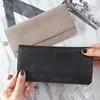 Genuine Leather Women Wallet Fashion Solid Color Coin Purse Multifunctional Cowhide Female Long Women Purses Zipper Card Holder ► Photo 2/6