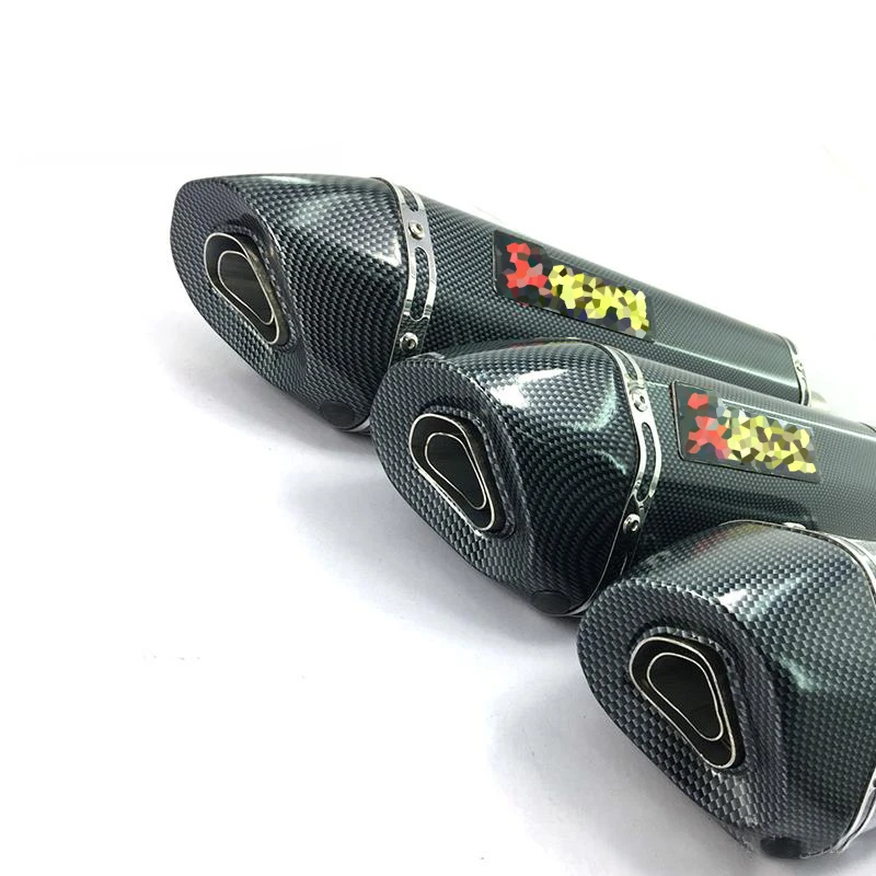 570 мм/470 мм/370 мм Универсальный 51 мм Akrapovic глушитель выхлопной трубы мотоцикла из нержавеющей стали глушитель для выхлопной трубы