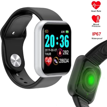 

Y68 Bluetooth Waterproof Digital Smart Watches Men Women Kids Smart Wristband Clock HR/BP Rate Smartwatch Fitness Tracker PK D13