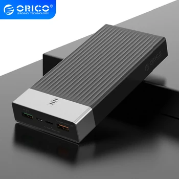 

ORICO Quick Charge 3.0 Power Bank 20000mah Three Output 5V2A/9V2A/12V1.5A*1 18W Max External Battery Charge for Mobile Phone