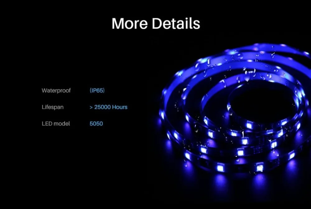EWeLink wifi Светодиодная лента RGB 5050 гибкая лента светодиод RGB 5 м лента диод RGB полоса света