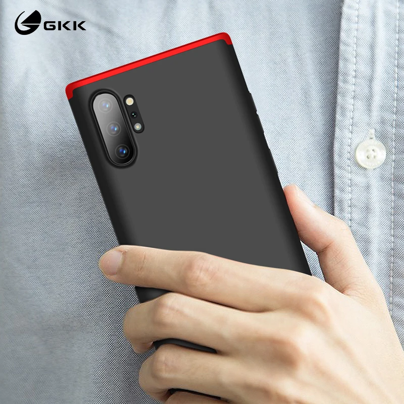 Anti-collision Phone Case For samsung Note 10 luxury Cover 3 in 1 back Coverl Slim Protective Cases | Мобильные телефоны и