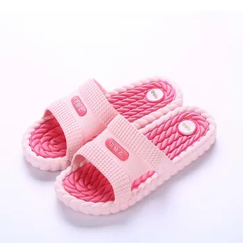 

Ladies Summer Home Slides Comfortable Non-slip Outdoor Slippers Women's Leisure Indoor Slippers Bathroom Slippers Flip Flops