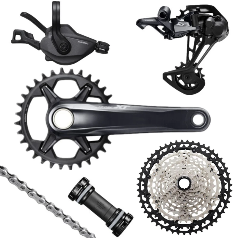 Havoc goedkoop garage Shimano Deore Xt M8100 Groupset 30t 32t 34t 36t 170 175 Crankset Mountain  Bike Groupset 1x12-speed 10-51t - Bicycle Derailleur - AliExpress