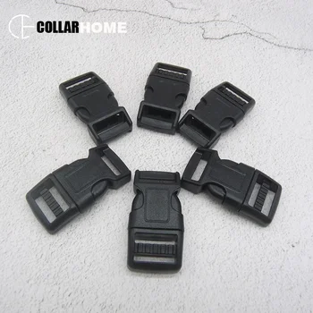 

100 PCS/Lot Construction Side release buckle For 3/4 Inch(20mm) webbing Pet Puppy Handmade Dog Cat Necklace DIY Accessories