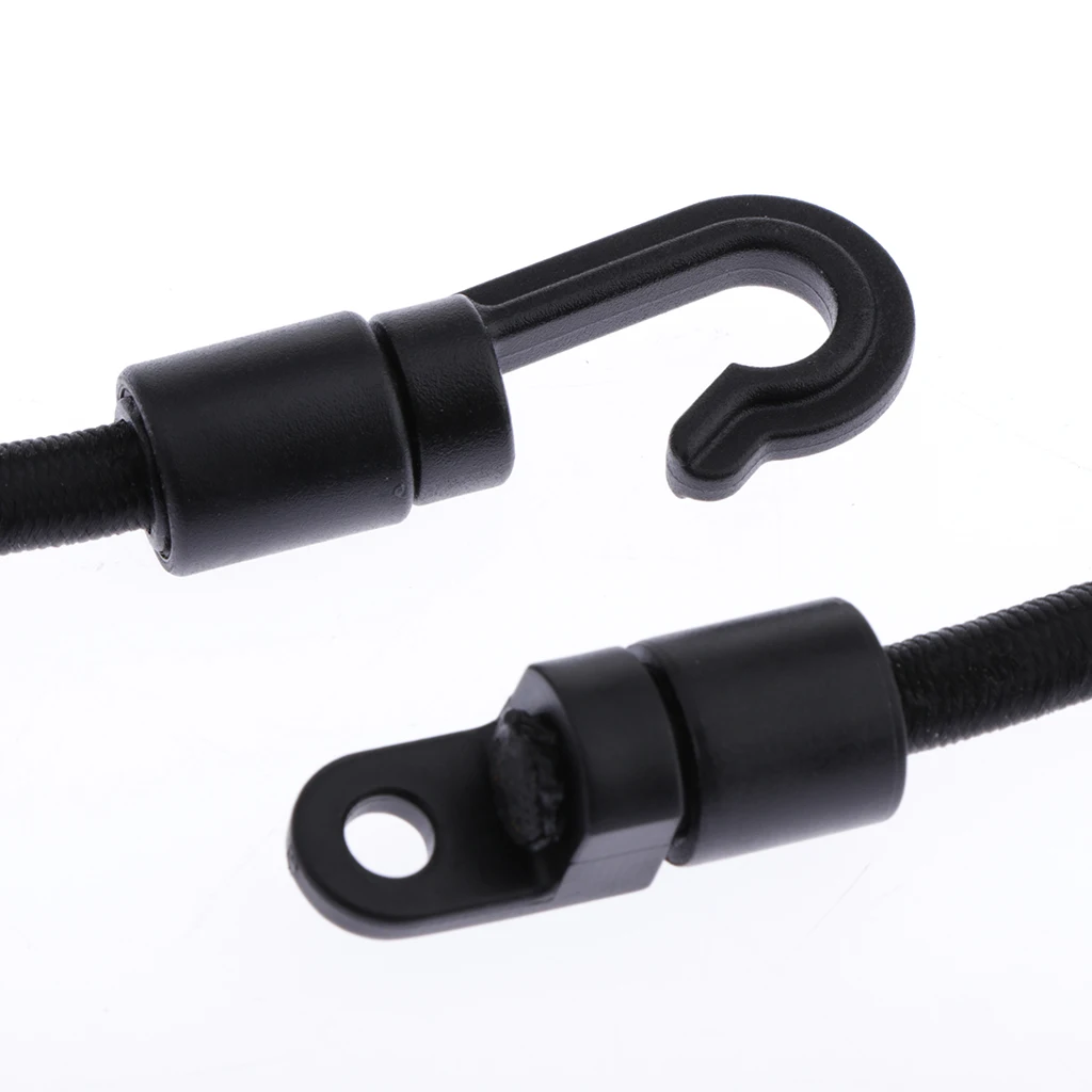 Set of 2 Kayak Paddle Leash & Hook Boat Canoe Paddle Fishing Rod Bungee Cord Safety Lanyard Strap - Mutli Purpose & Durable