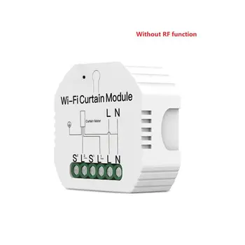 

WiFi RF Smart Curtain Module Switch Roller Blinds Shutter Motor Timer Setting