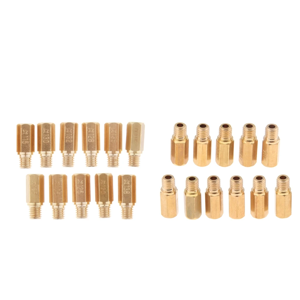 22Packs Carburetor Main Jet Injectors Nozzle Kit For Keihin OKO CVK KOSO PWK