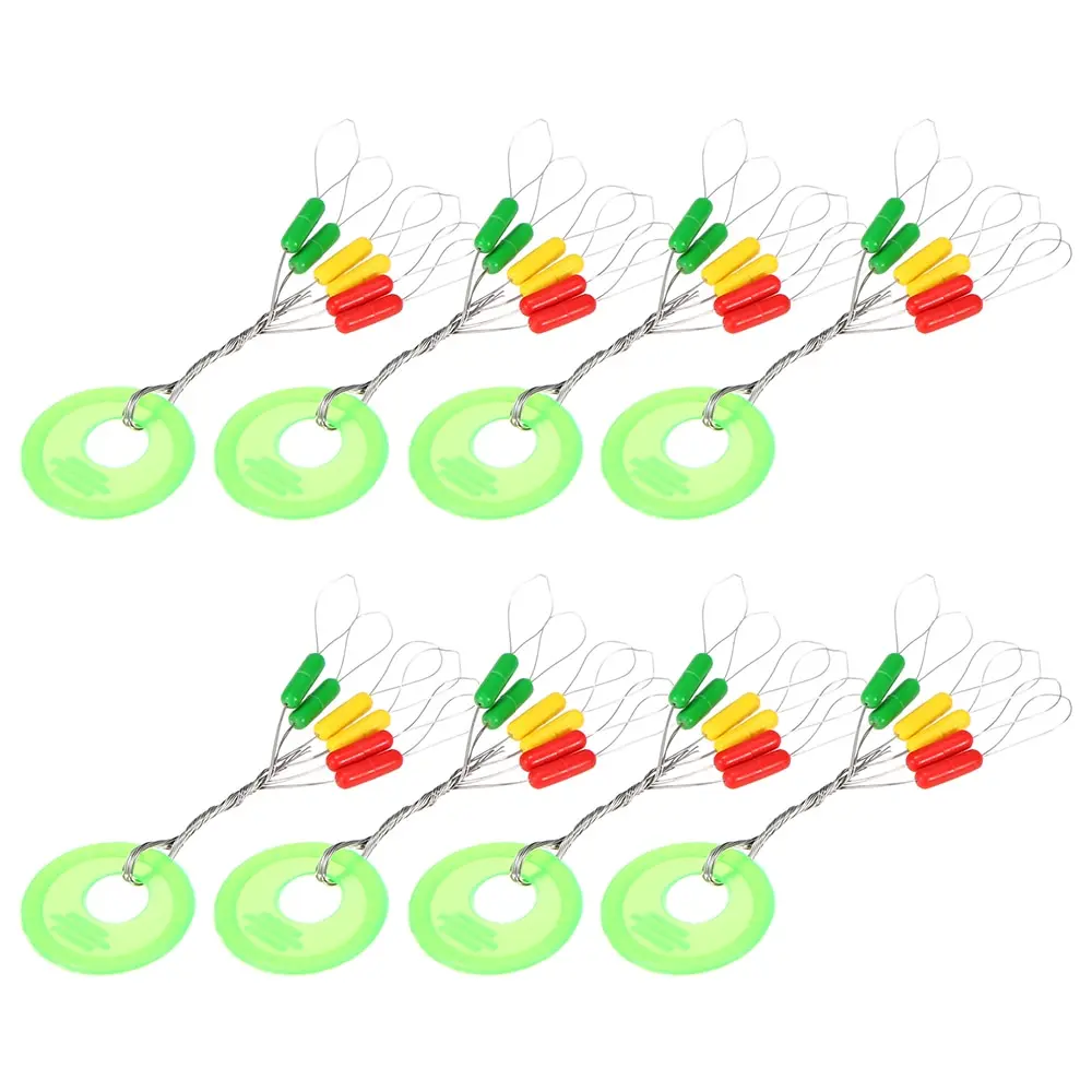 

100pcs Fishing Space Beans Stoppers 5cm Float Connector Seat for Carp Fishing Accessories Tackle Floating Seat
