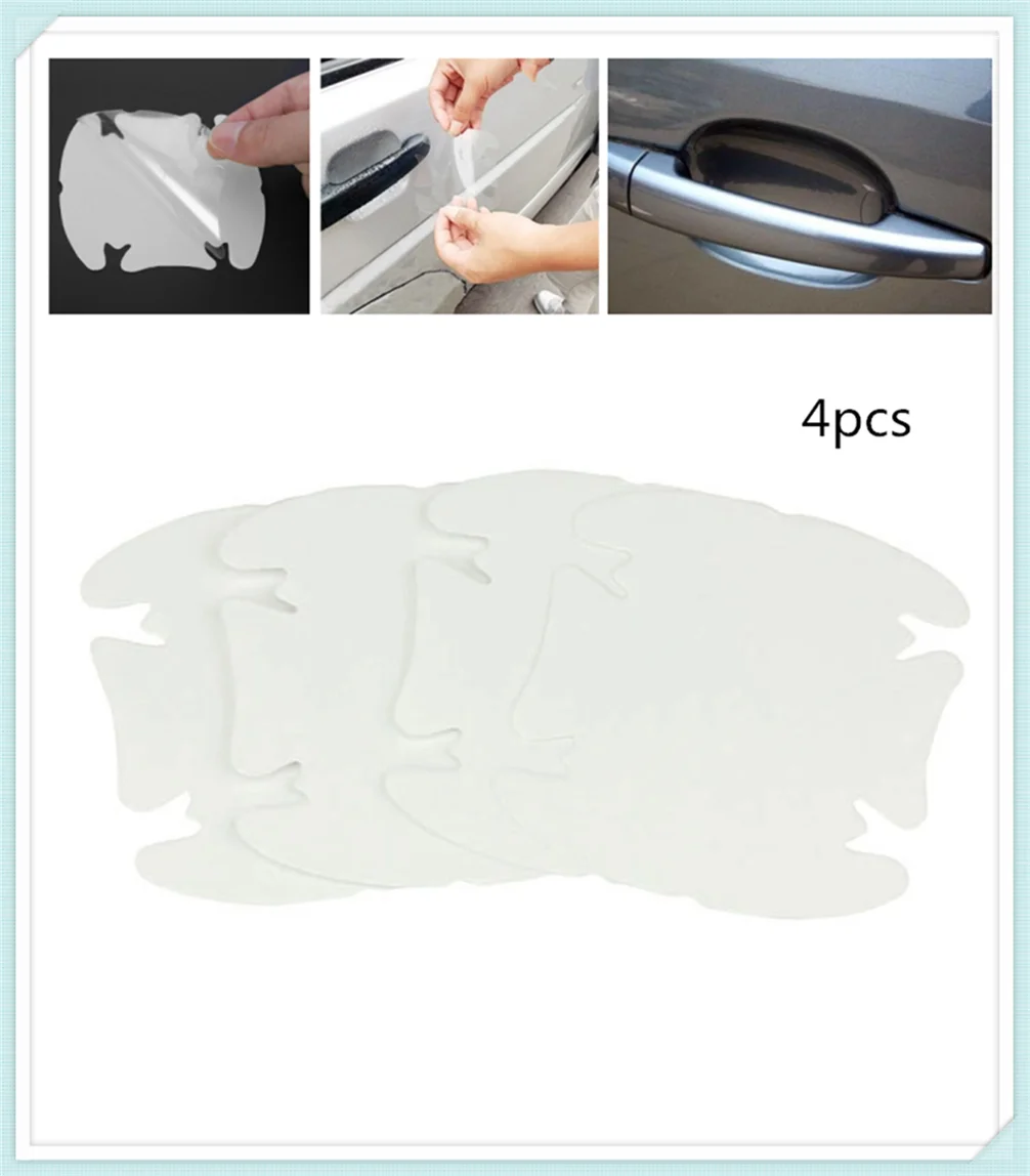 Car shape door handle protective film handle transparent stickers for Ford C-MAX Flex B-MAX Atlas Territory Formula Vertrek