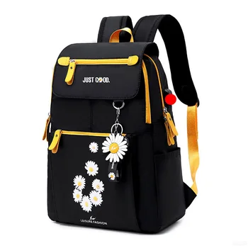 

New High capacity Backpack Flower Pattern Women Backpack Waterproof Shoulder Bags Teen Girl School bag Mochilas Female Student