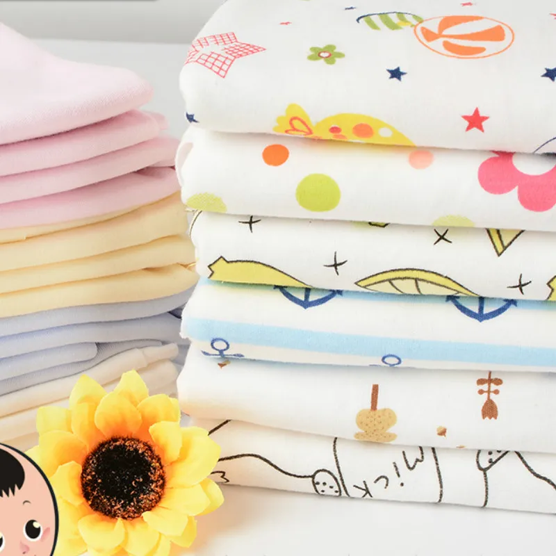 Хлопковая трикотажная ткань с мультяшным принтом ширина 74 дюйма для трикотажных