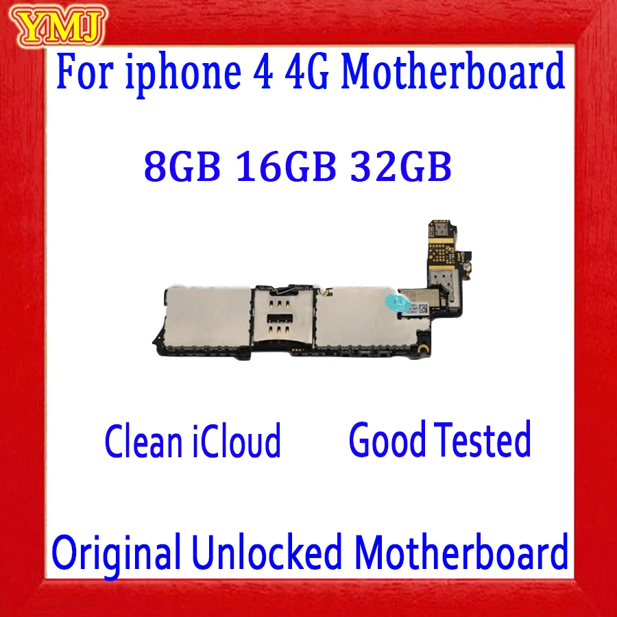 Материнская плата для iphone 4 с системой IOS 100% оригинал разблокированная 4g