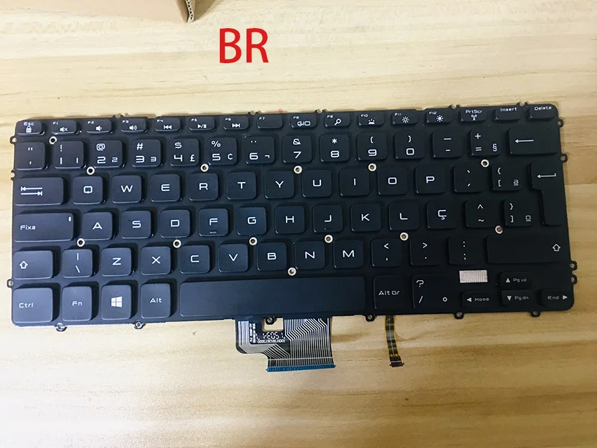 Лучшая клавиатура для Dell Precision M3800 XPS 15 9530 15-9530 латинских японских бразильских