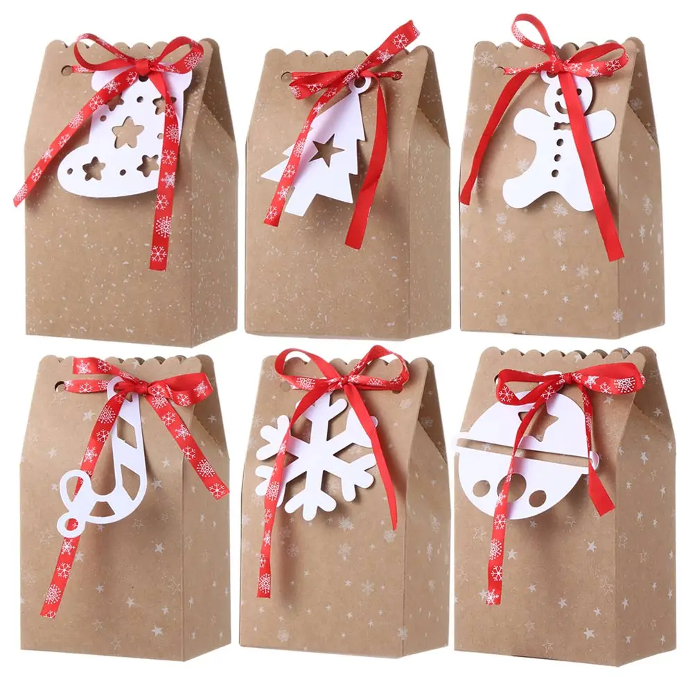 1 шт. подарочный пакет для конфет и печенья из крафт бумаги|box box|box candybox gift box |