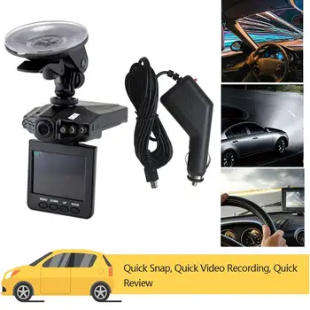 

Newest Car Camcorder LCD 270 Degree 2.5" HD Car LED DVR Road Dash Video Camera Recorder Car Detector Camera