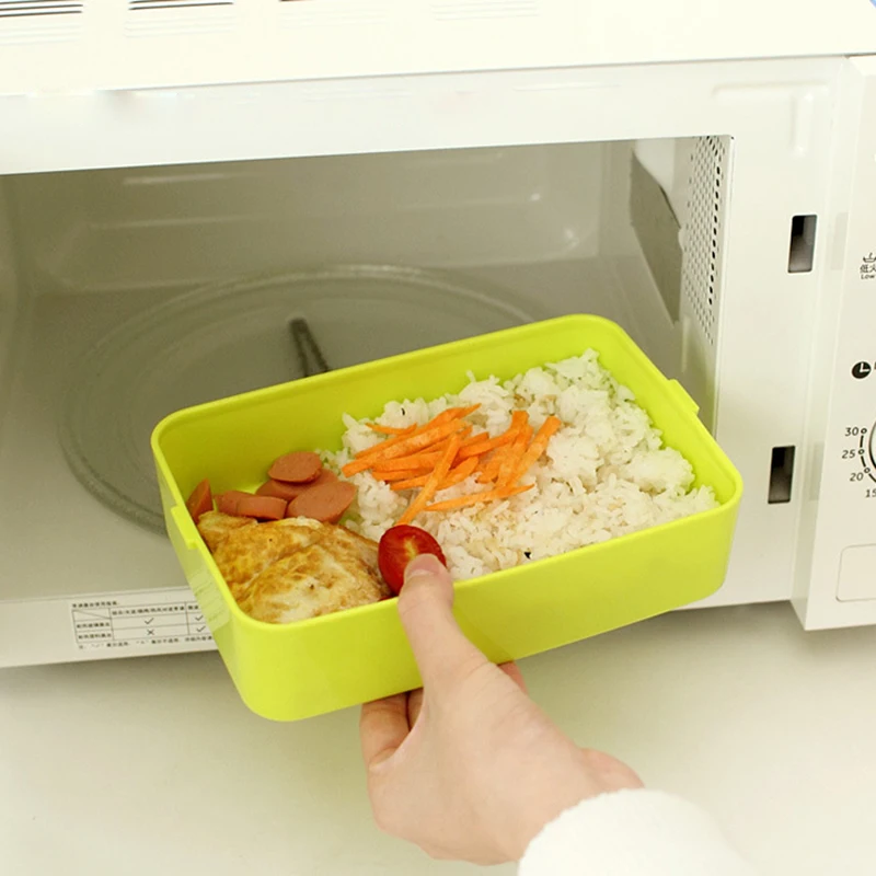 Японский Bento Box 3 слоя пластиковый микроволновый Ланч-бокс для детей для пикника, кемпинга, контейнер для хранения продуктов, Ланч-бокс
