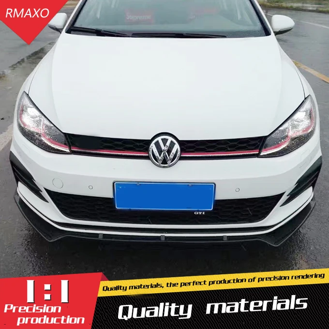 Задний спойлер для Golf 7 5G TI 2016-18 Volkswagen ABS задний бампер диффузор | Автомобили и